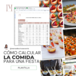 Como calcular la comida para una fiesta plantilla